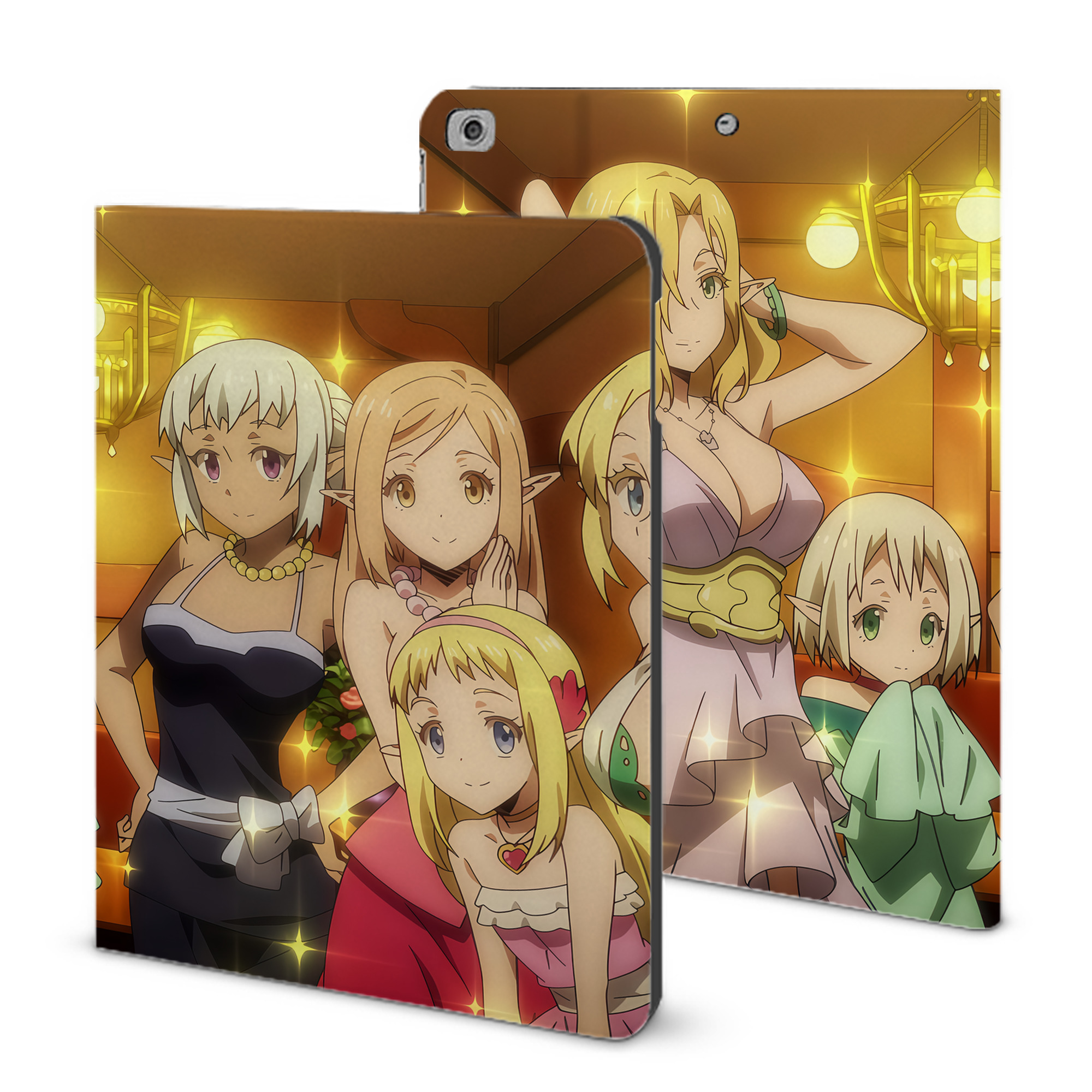 （画像用） 転スラ Regarding Reincarnated to Slime IPad ケース ブック型 PUレザー TPU 耐衝撃 軽量 薄型 ペン収納なし 全面保護 IPad 各モデル対応
